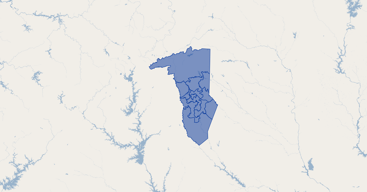 Greenville County, SC County Council District | Koordinates